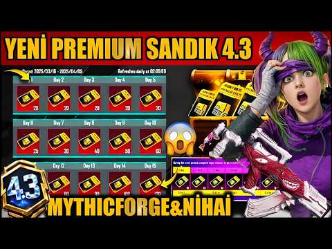 😱 YENİ PREMIUM SANDIĞI | A18 ROYALE PASS | MYTHIC FORGE | YENİ SEÇİM SANDIĞI NİHAİ | 4.3 PUBG MOBILE