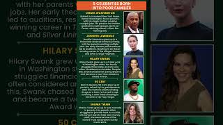 5 Celebrities Born into Poor Families
