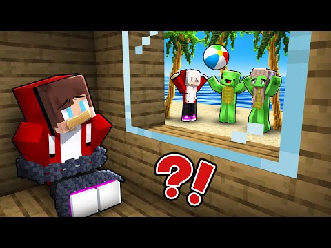 JJ was Kidnapped, While Everyone was on Vacation in Minecraft Maizen!