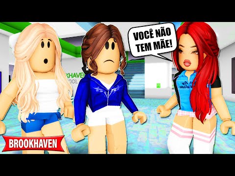 A MENINA ZOADA POR NÃO TER, MÃE FUGIU DE CASA | Historinhas Brookhaven RP | Roblox