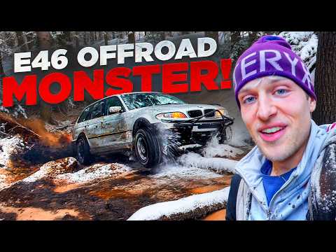 We created a MONSTER! - hardcore offroading our 1000€ BMW M57 E46 build