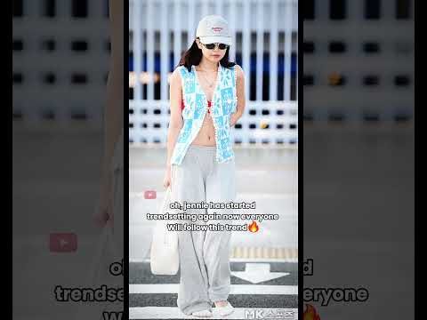 wdym jennie isn’t wearing any shoes and walked to the airport vth jst THAT🤔#blackpink #shorts #kpop