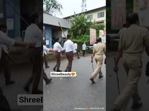 RSS/ರಾಷ್ಟ್ರೀಯ ಸ್ವಯಂ ಸೇವಾ ಸಂಘ//ಮೆರವಣಿಗೆ at ಕಾರ್ಕಳ