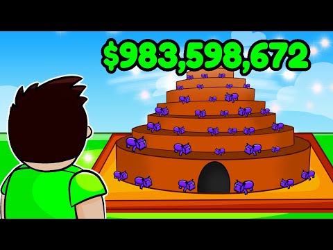 HACER CRECER UN... COLONIA de HORMIGAS?? (Roblox Ants)