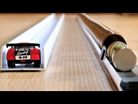 Very Fast Mechanical Mini Car vs Simplest Electromagnetic Train