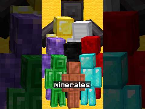 CUANDO LOS MINERALES SE ENTEREN DEL COBRE #minecraft
