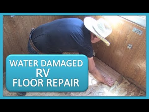 WATER DAMAGED RV FLOOR REPAIR