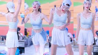 [8K] 쪼렙이 휘두르는 바가지 정희정 치어리더 직캠 Jeong Hee-Jeong cheerleader KT위즈 250727