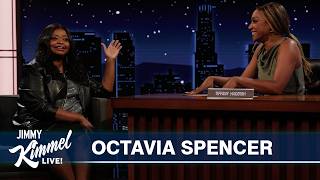 Thumbnail for the video "Octavia Spencer on Working with Tiffany Haddish, Going to Fashion Week & New Show Ride or Die" from Jimmy Kimmel Live