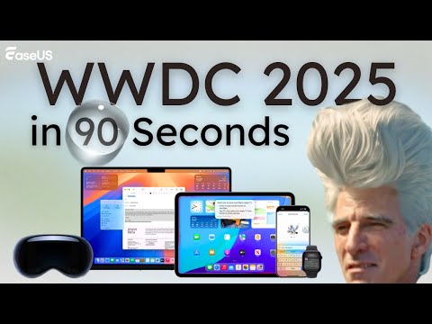 WWDC 2025 in 90 Seconds | Weird Liquid Glass + Wonderful iPad