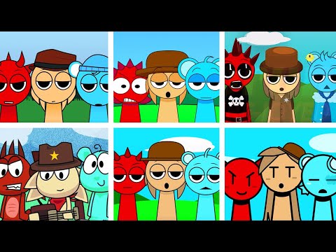 Incredibox - Sprunki but Only Sprunki BOYS In Different Mods