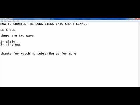 How to Shorten a URL|link shortener|