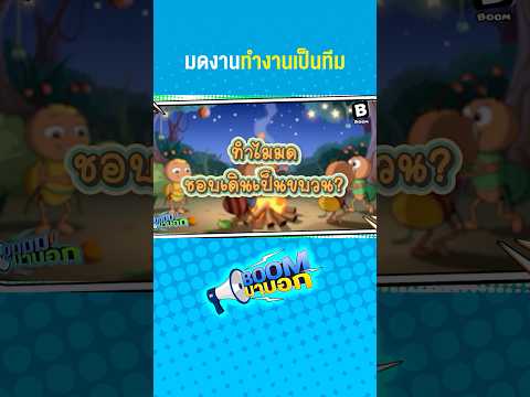 มดทำงานเป็นทีม #Shorts #บูมมาบอก #ความรู้ #เกร็ดความรู้