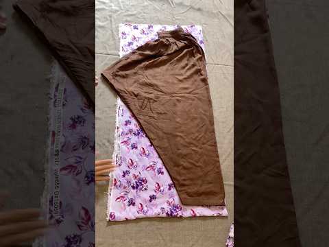 Shalwar Cutting Easy Method | Simple Salwar Cutting for Beginners | #shortsfeed#cuttingskills#shorts