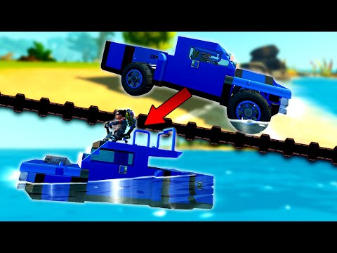 We Searched "Amphibious" on the Workshop for Land/Sea Fun!  - Scrap Mechanic Workshop Hunters