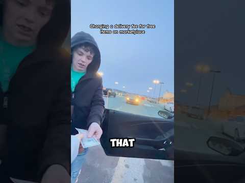 Giving away free nikes with a delivery fee, she hugged me #vlog #fyp