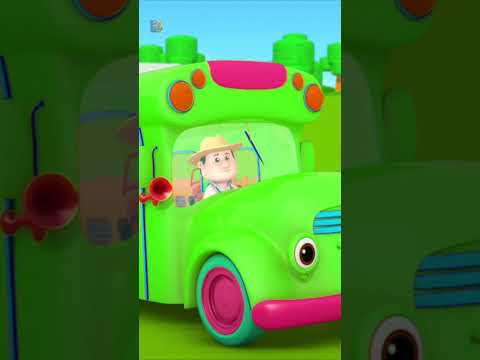 Hjul på Bussen Låten #shorts #music #fun #poem #nurseryrhymes #animation #wheelsonbus