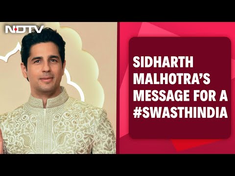 Sidharth Malhotra’s Message For A #SwasthIndia