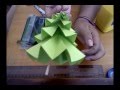 Árbol navideño de papel