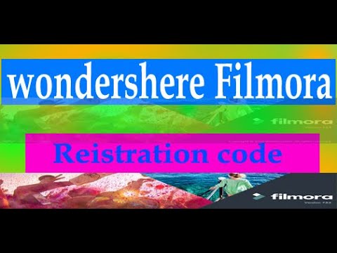 filmora registration code youtube