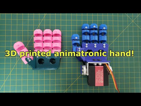 Buiding an animatronic hand