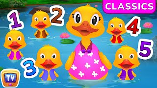 Five Little Ducks | Learn Numbers with ChuChu TV Nursery Rhymes for Infants and Toddlers