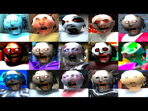 Granny Jumpscares Battle | Many Granny 3 Modes, Including Slendrina The Forest Granny