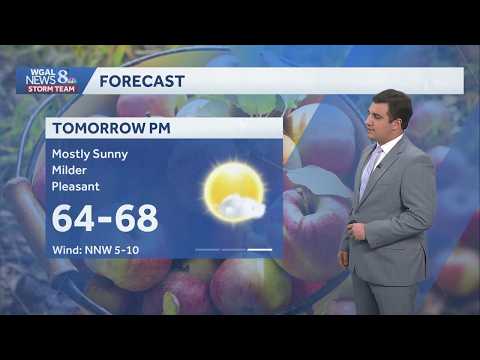 Frosty Start Monday; Pleasant Afternoon In South <strong>Central</strong> PA