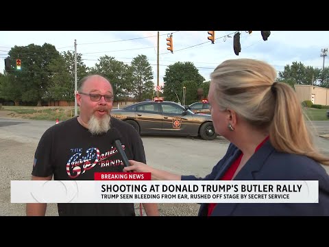 Attendee at Trump rally claims he saw the alleged shooter on a rooftop near the event