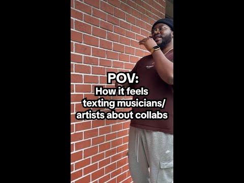 POV: How it feels texting musicians / artists about collabs
