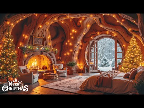 Cozy Fireplace With Relaxing Christmas Music &#127876;Beautiful Instrumental Christmas Music&#127877;christmas Music