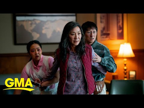 Stephanie Hsu reacts to her first Oscar nomination l GMA