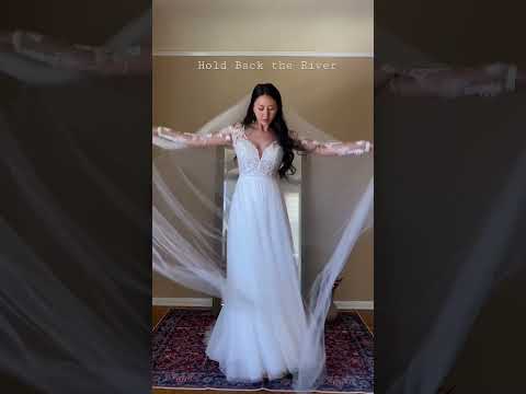 Wedding dresses based off of first dance songs ๐ What was your first dance song? #wedding