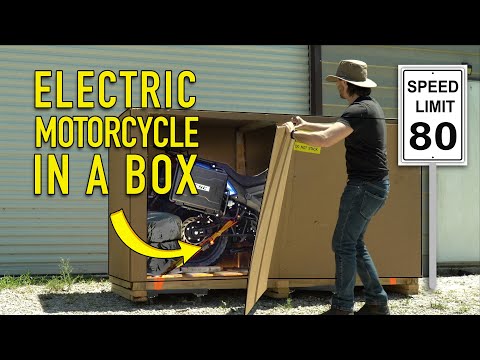 Unboxing & Testing My 80 MPH ELECTRIC Motorcycle CSC RX1E