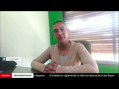 Carla Pereyra secretaria adjunta de ATE Seccional Punta alta, habla sobre los Kits escolares 2025