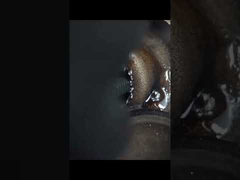 Repairing a damaged spark plug thread with a flange-type threaded sleeve#MechanicLife#Engineering