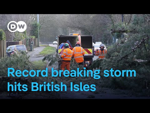 Storm Eowyn slams UK following trail of destruction in Ireland | DW News