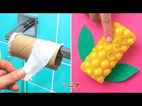 🎨 Tubos de Papel y Cartón: ¡Trucos Fáciles para Todos! 📦