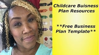 Childcare Business Plan Resources and Template