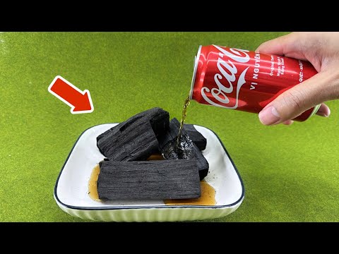 Mix Coca-Cola with Charcoal 😱  You Will not Believe the Incredible Result