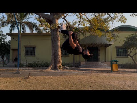 Backflip fail because of over weight | Hamza Gymnast