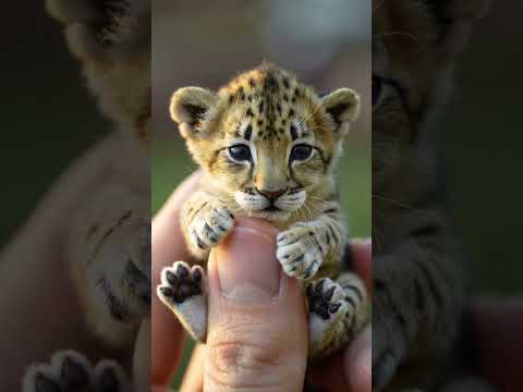 cute baby lion video 📸 #aistory #aishorts #ai #animals