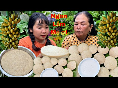 Lần Đầu Như Ú Làm Bánh Bò Chuối Chấm Nước Cốt Dừa Và Cái Kết Ngon Hết Sẩy | Huỳnh Như Vlogs