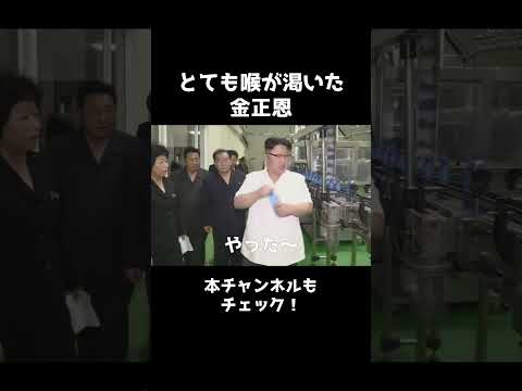 【北朝鮮】とても喉が渇いた金正恩  #北朝鮮 #金正恩 #面白い動画 #政治 #パロディ #アフレコ #kimjongun
