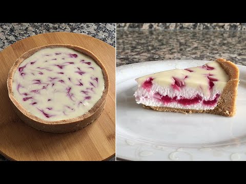 EVDE PİŞMEYEN VİŞNELİ CHEESECAKE YAPMANIN PÜF NOKTALARI✅💯 #cheesecake