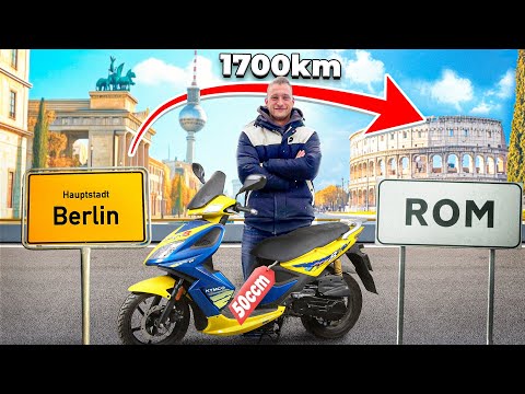 1700km mit 50ccm Roller von BERLIN nach ROM Teil 1