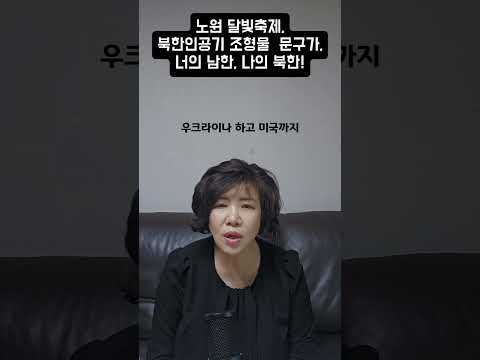 노원 달빛축제, 북한 <strong>인공기</strong> 조형물 문구가, 너의 남한, 나의 북한!