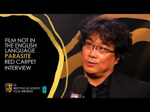 Bong Joon-ho's Backstage Interview After BAFTA Win | EE BAFTA Film Awards 2020