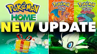 Pokemon Home UPDATE for Fire Red & Leaf Green is HERE!
