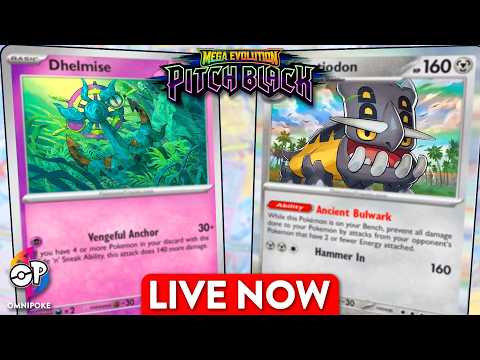 Trying out Hide 'n' Sneak and Bastiodon | Pitch Black Stream VOD